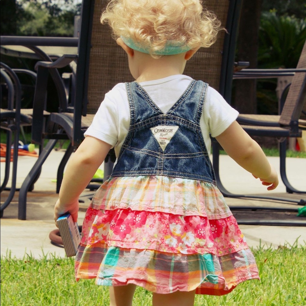 Osh Kosh overall dress